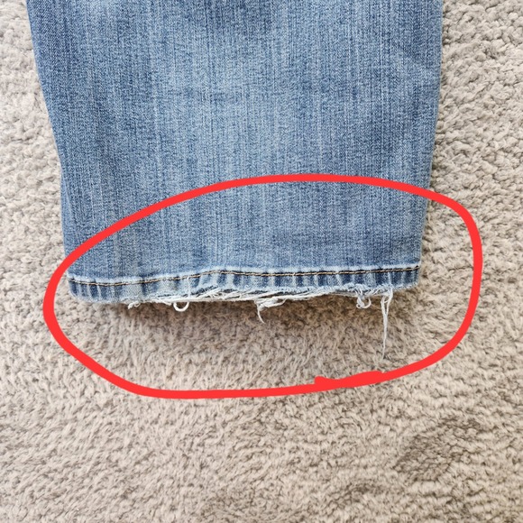 Lane Bryant Bootcut Jeans Womens 22 (Measures 43x30) Regular Light Wash As-Is - Picture 8 of 12